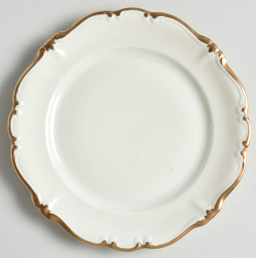 Baroque Gold Dessert/Pie Plate by Rosenthal - Continental-1