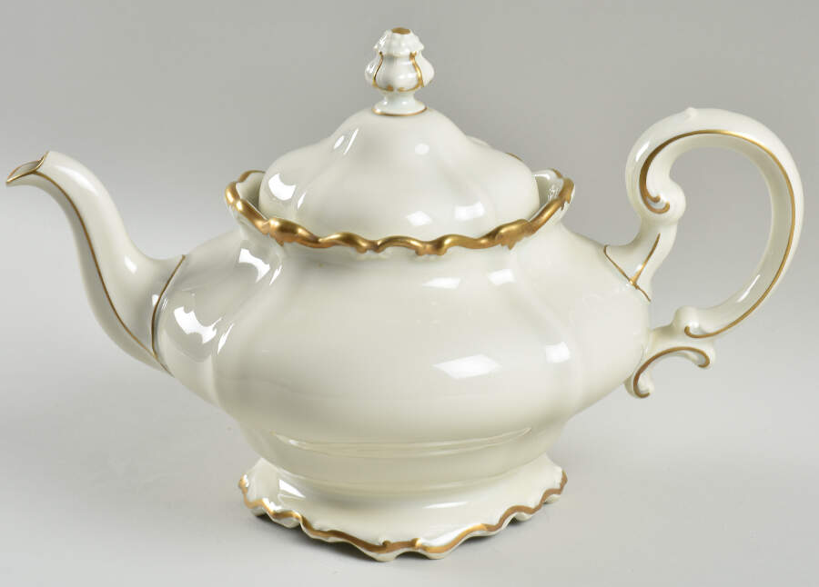 Baroque Gold Teapot & Lid by Rosenthal - Continental-1