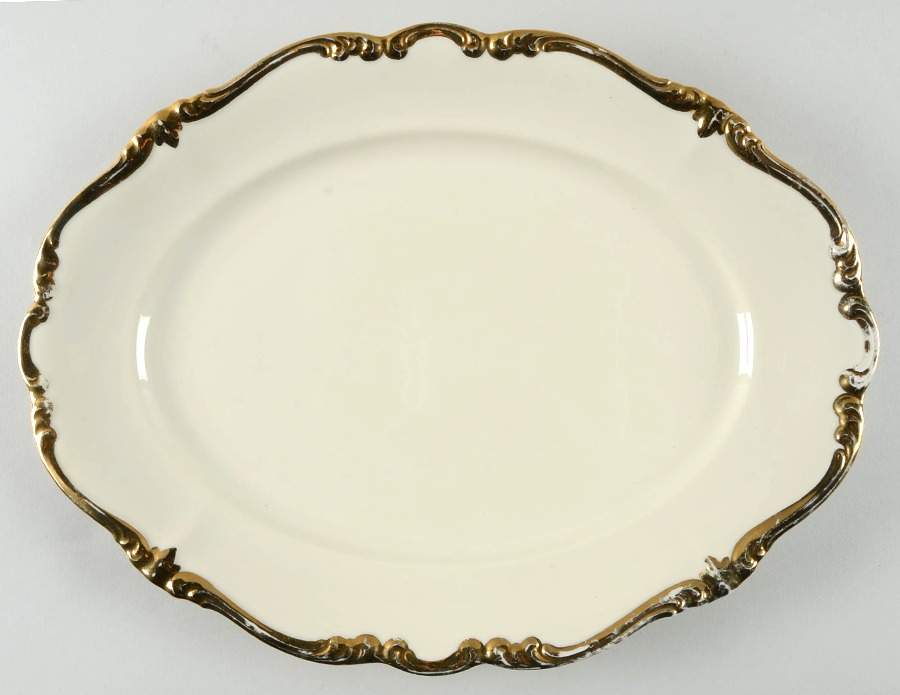 Baroque Gold 15" Oval Serving Platter by Rosenthal - Continental-1
