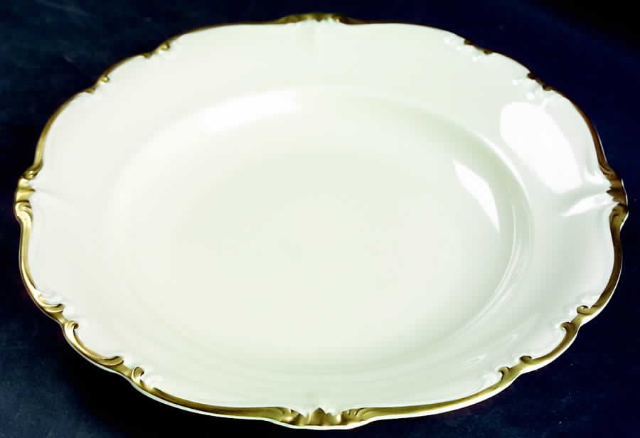 Baroque Gold Rim Soup Bowl by Rosenthal - Continental-1