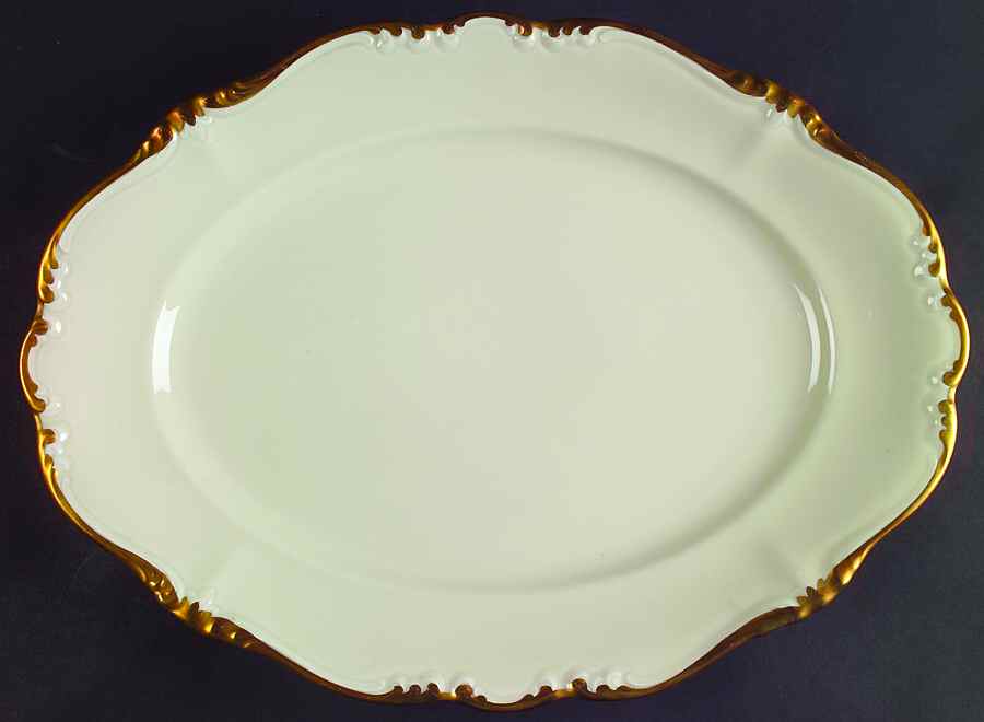 Baroque Gold 14" Oval Serving Platter by Rosenthal - Continental-1