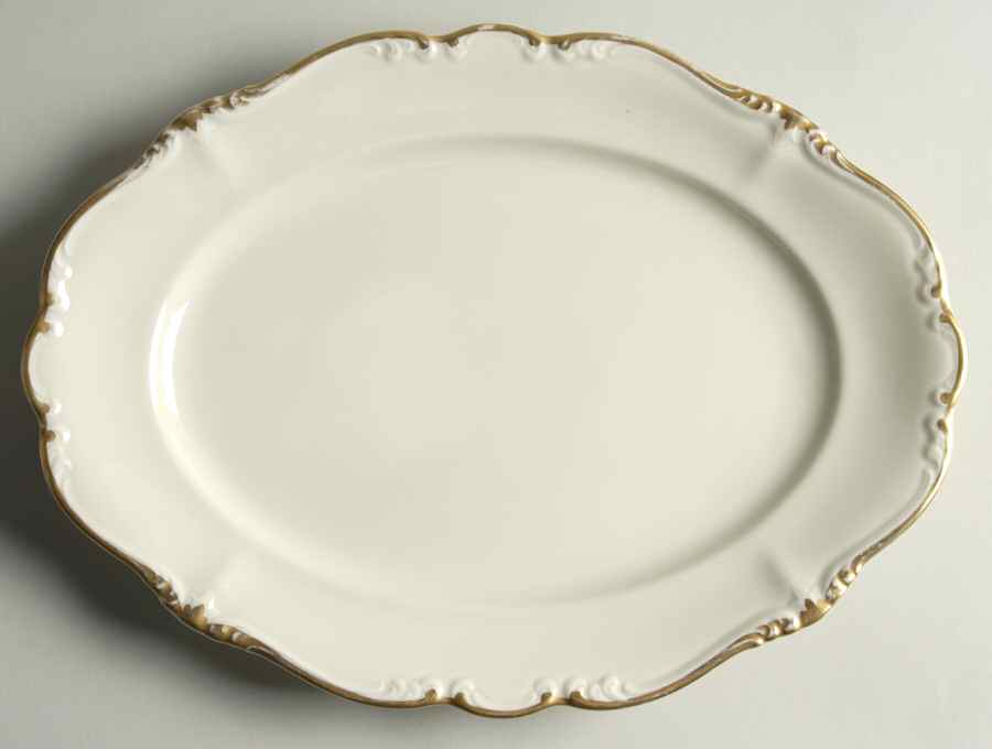 Baroque Gold 12" Oval Serving Platter by Rosenthal - Continental-1