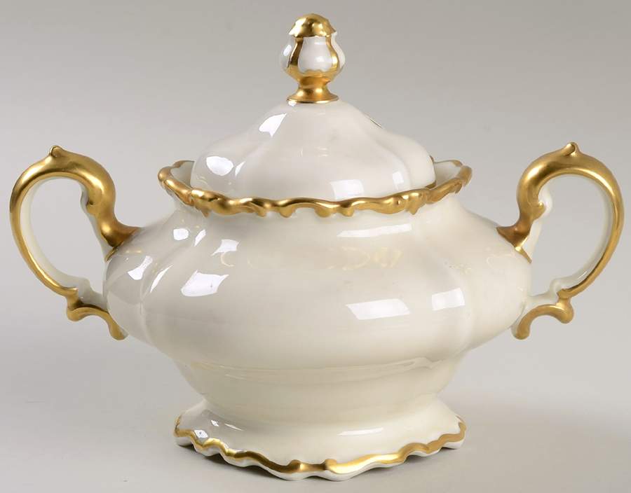 Baroque Gold Sugar Bowl & Lid by Rosenthal - Continental-1