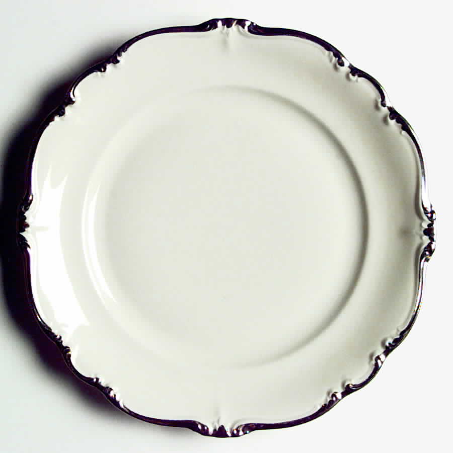 Baroque Platinum Dinner Plate by Rosenthal - Continental-1