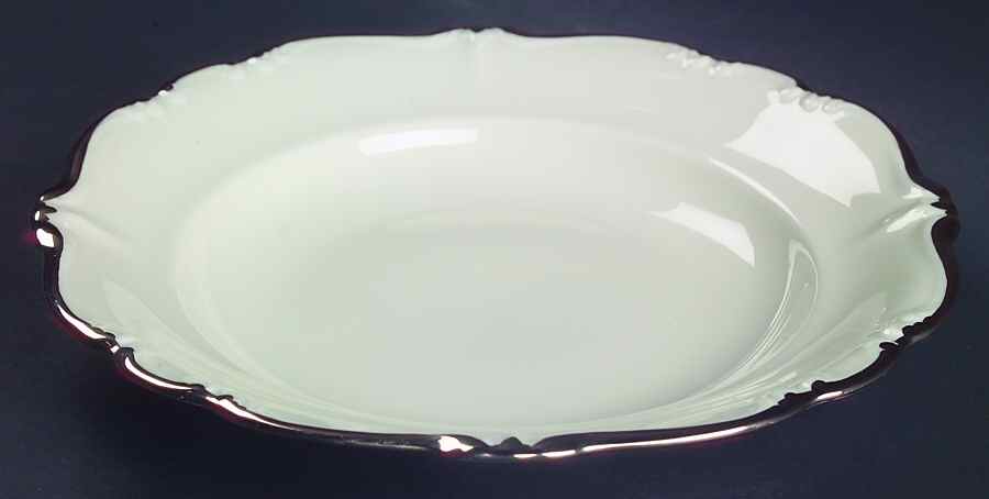 Baroque Platinum Rim Soup Bowl by Rosenthal - Continental-1