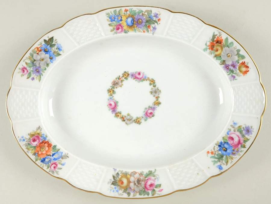 Barrock 12" Oval Serving Platter by Rosenthal - Continental-1