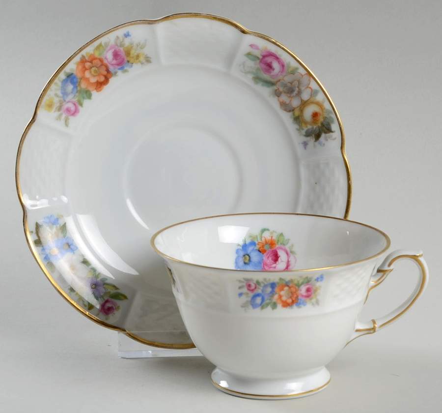 Barrock Footed Cup & Saucer Set by Rosenthal - Continental-1
