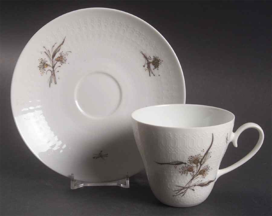 Basquette Flat Cup & Saucer Set by Rosenthal - Continental-1
