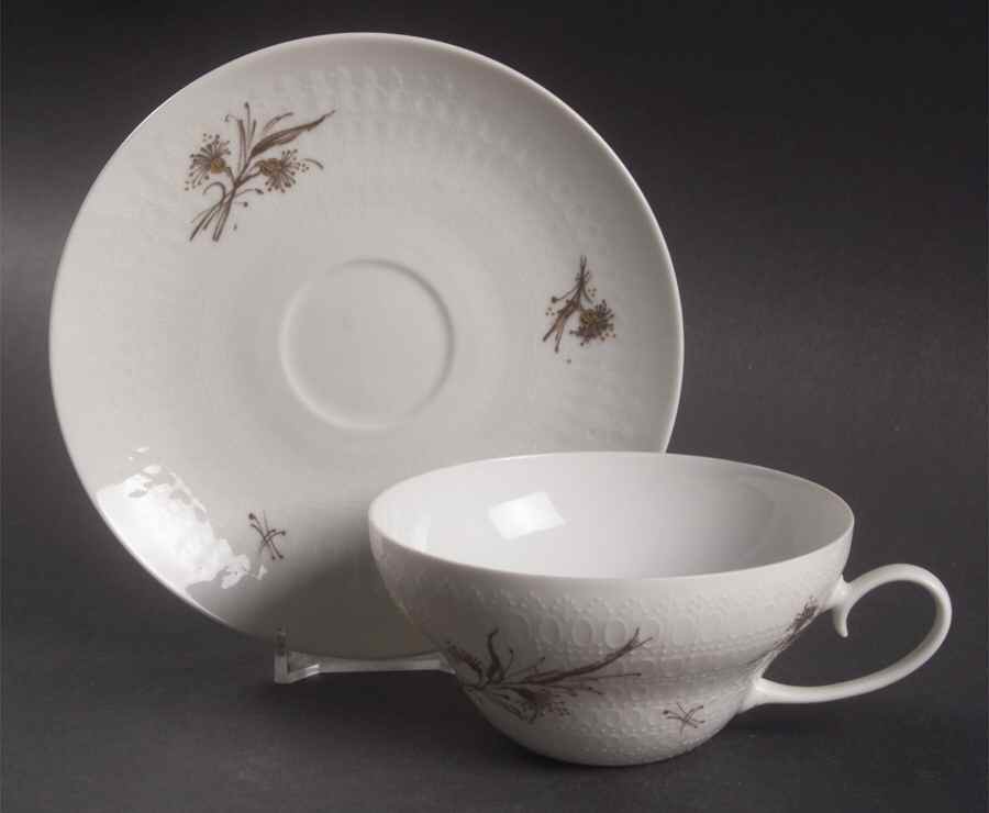 Basquette Flat Cup & Saucer Set by Rosenthal - Continental-1