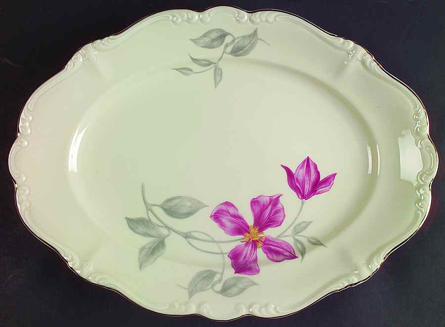 Beatrice 13" Oval Serving Platter by Rosenthal - Continental-1
