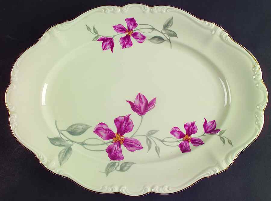 Beatrice 14" Oval Serving Platter by Rosenthal - Continental-1