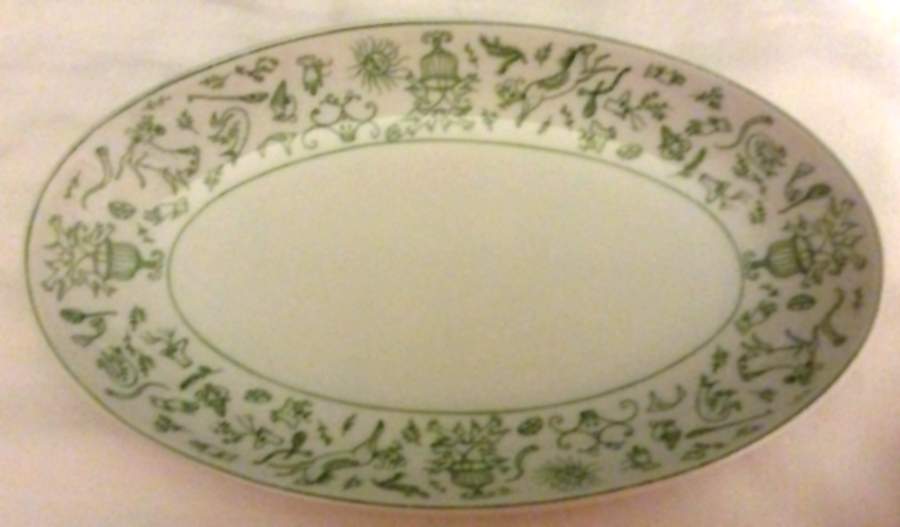 R3095 13" Oval Serving Platter by Rosenthal - Continental-1