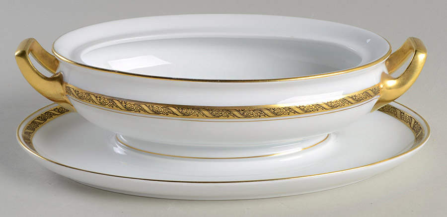 The Belmont Gravy Boat w/Attached Underplate No Lid by Rosenthal - Continental-1