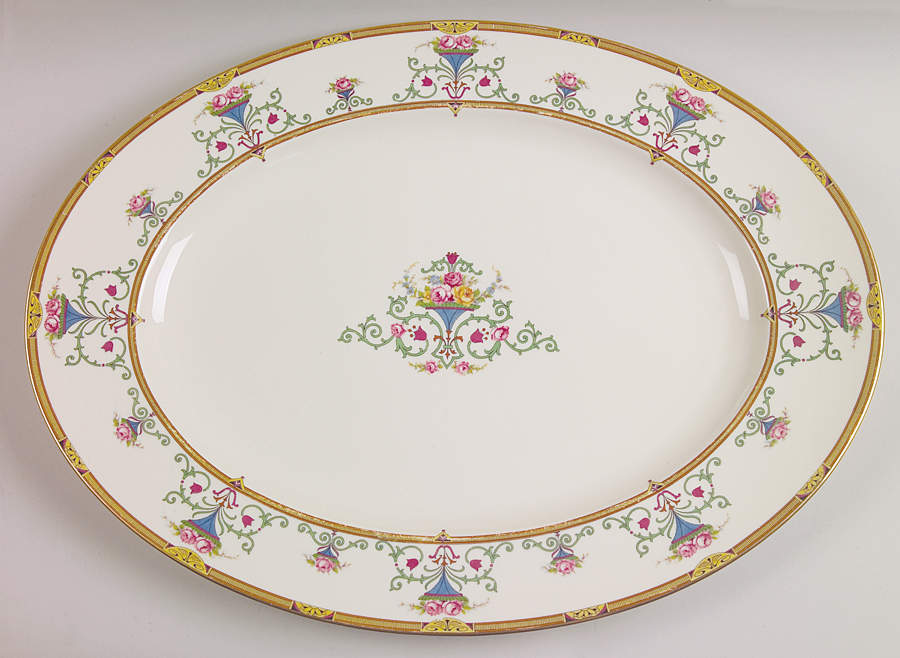 Belrose 18" Oval Serving Platter by Rosenthal - Continental-1