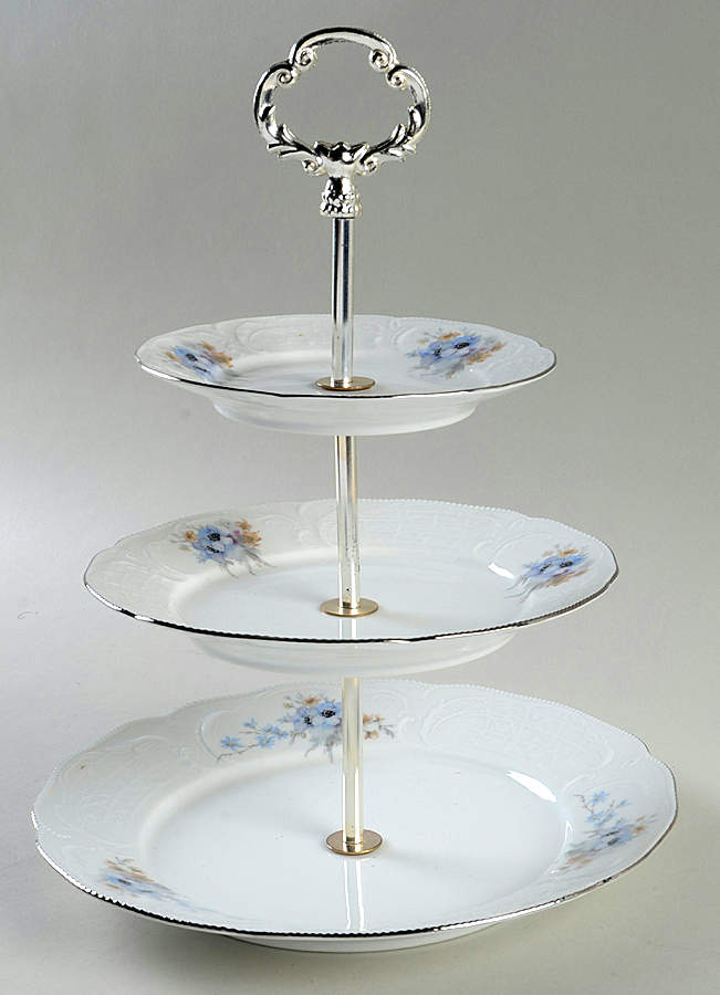 Belvedere (Sanssouci) 3-Tiered Serving Tray (DP, SP, BB) by Rosenthal - Continental-1