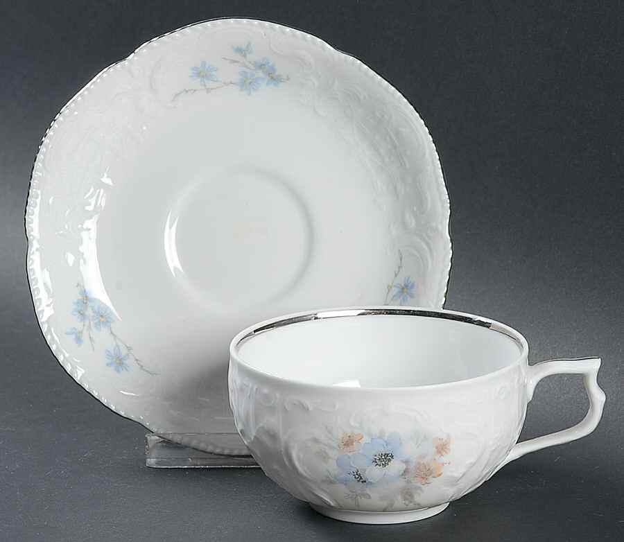 Belvedere (Sanssouci) Flat Cup & Saucer Set by Rosenthal - Continental-1