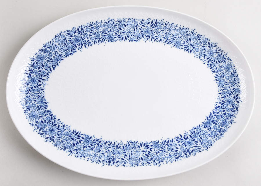 Benares 13" Oval Serving Platter by Rosenthal - Continental-1