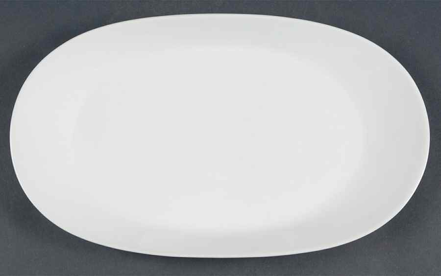 Bettina White 13" Oval Serving Platter by Rosenthal - Continental-1