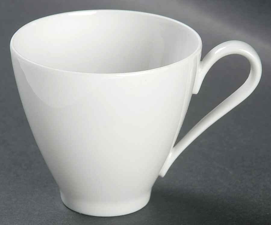 Bettina White Flat Demitasse Cup by Rosenthal - Continental-1