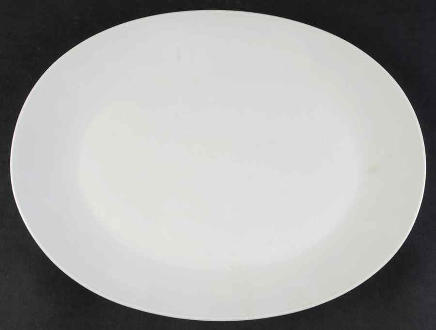 Bettina White 11" Oval Serving Platter by Rosenthal - Continental-1