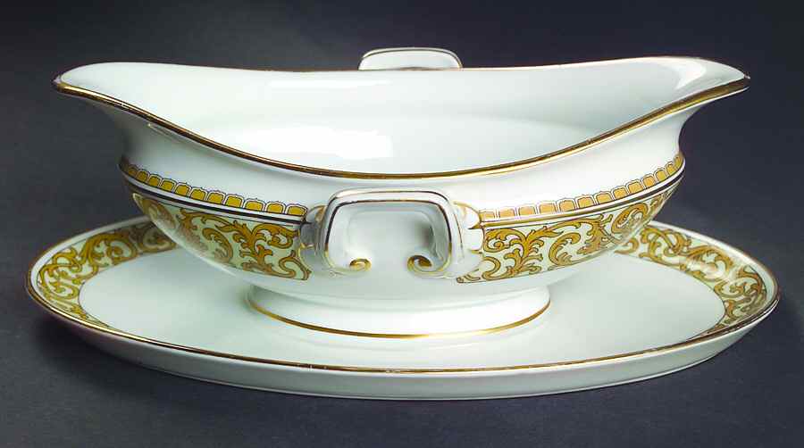 The Beverly Gravy Boat with Attached Underplate by Rosenthal - Continental-1