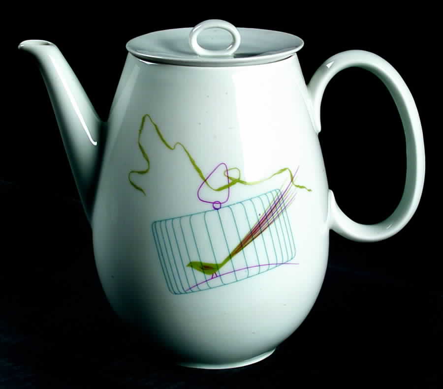 Bird Cage Coffee Pot & Lid by Rosenthal - Continental-1