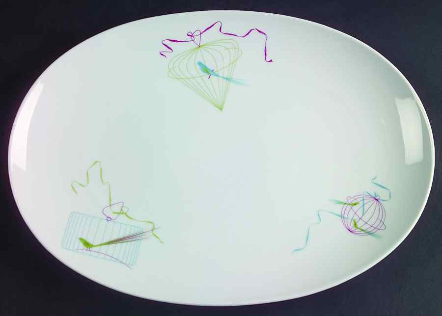 Bird Cage 13" Oval Serving Platter by Rosenthal - Continental-1