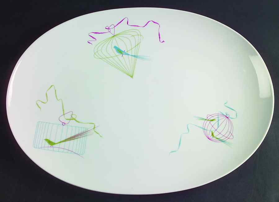 Bird Cage 15" Oval Serving Platter by Rosenthal - Continental-1