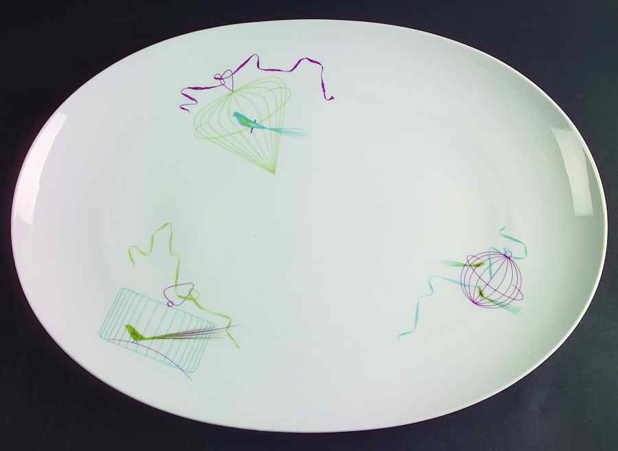Bird Cage 16" Oval Serving Platter by Rosenthal - Continental-1