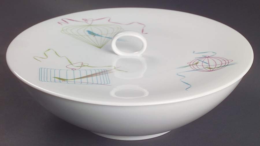 Bird Cage Round Covered Vegetable-Uses RV9 as Base+CVLRV9 by Rosenthal - Continental-1