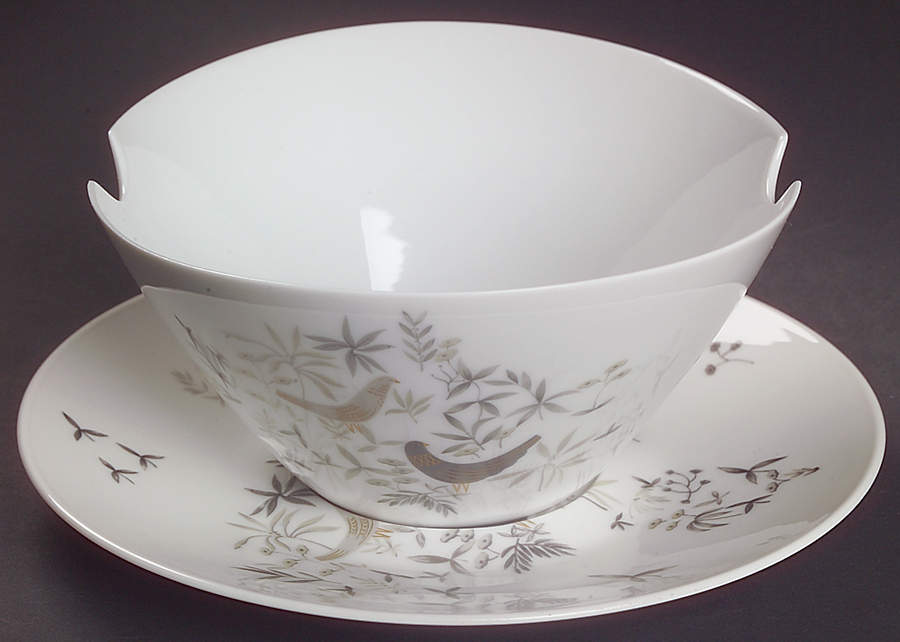 Birds On Trees Gravy Boat & Underplate by Rosenthal - Continental-1