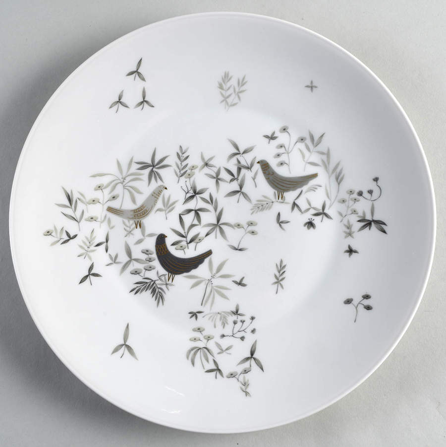 Birds On Trees Large Dinner Plate by Rosenthal - Continental-1