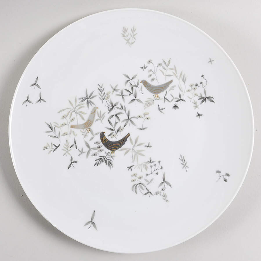 Birds On Trees 11" Chop Plate (Round Platter) by Rosenthal - Continental-1