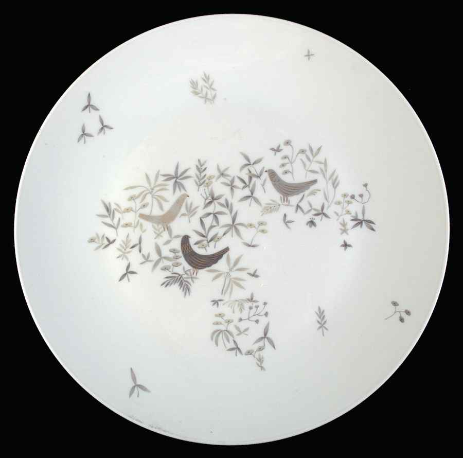 Birds On Trees 13" Chop Plate (Round Platter) by Rosenthal - Continental-1