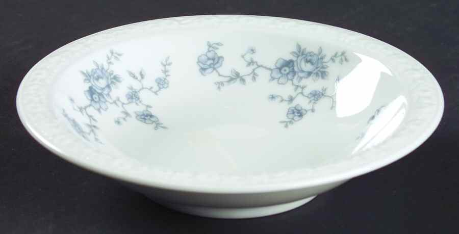 Blue Bouquet Rim Fruit/Dessert (Sauce) Bowl by Rosenthal - Continental-1