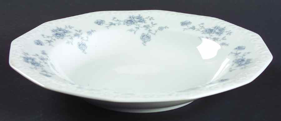 Blue Bouquet Rim Soup Bowl by Rosenthal - Continental-1