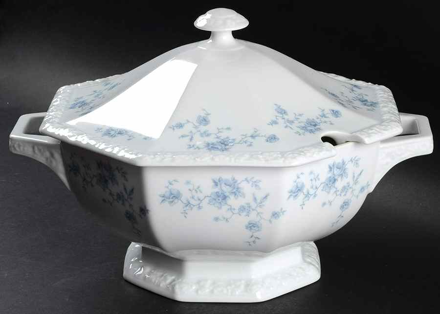 Blue Bouquet Octagonal Tureen & Lid by Rosenthal - Continental-1