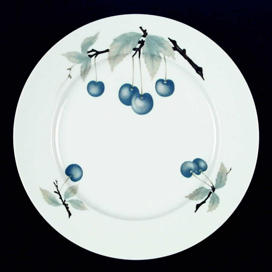 Blue Cherry (No Trim) Dinner Plate by Rosenthal - Continental-1