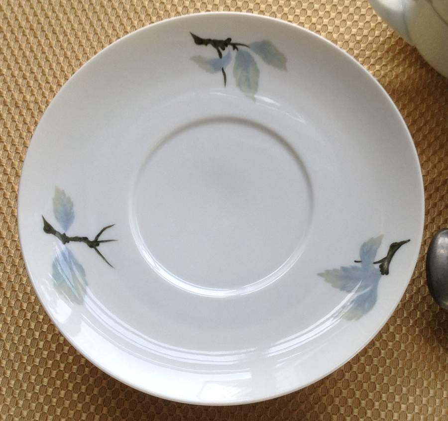 Blue Cherry (No Trim) Saucer for Bouillon Cup by Rosenthal - Continental-1