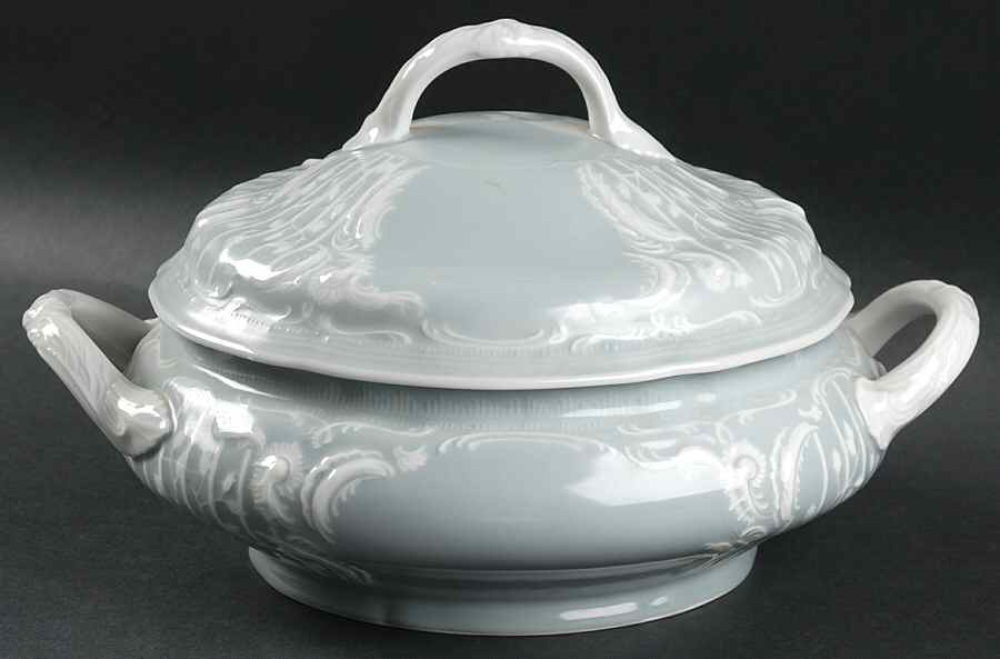 Blue Foundation Round Covered Vegetable by Rosenthal - Continental-1