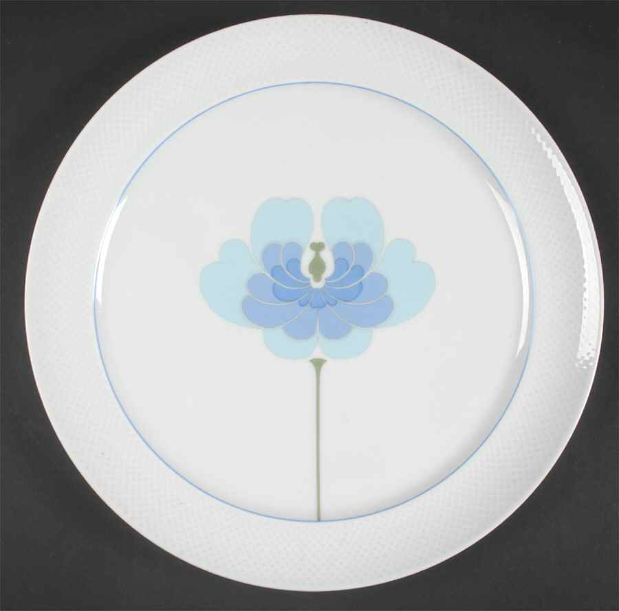 Blue Flower (Century Shape, Coupe) 12" Chop Plate (Round Platter) by Rosenthal - Continental-1