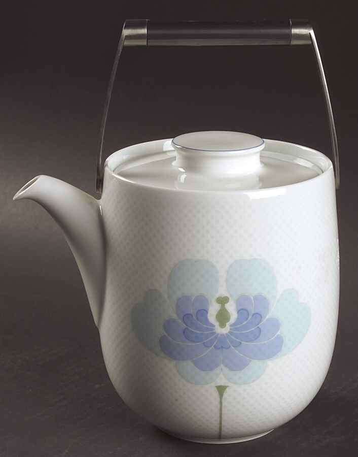 Blue Flower (Century Shape, Coupe) Coffee Pot & Lid by Rosenthal - Continental-1