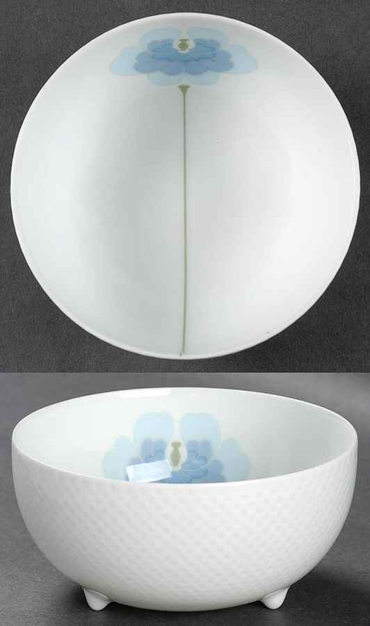 Blue Flower (Century Shape, Coupe) Fruit/Dessert (Sauce) Bowl by Rosenthal - Continental-1