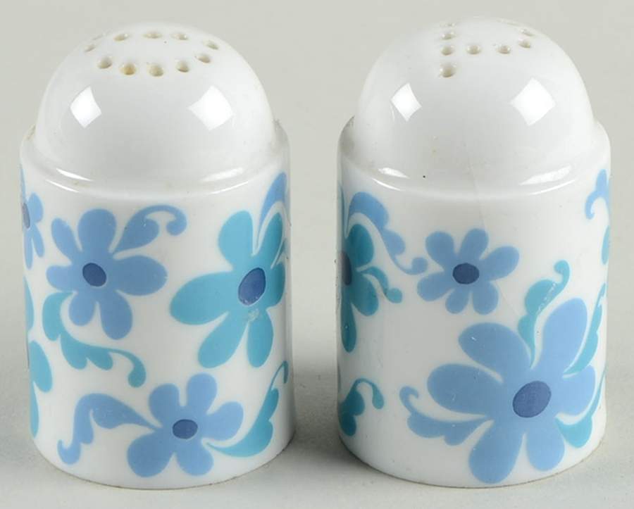 Blue Flower (Duo Shape) Salt & Pepper Set by Rosenthal - Continental-1