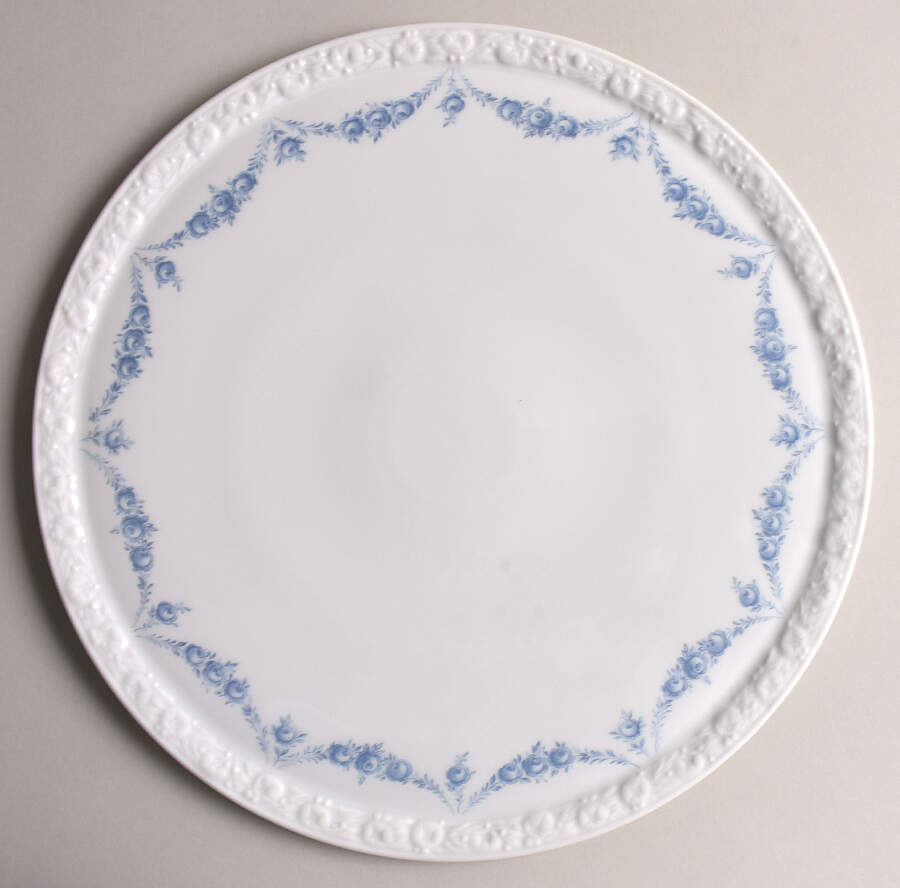 Blue Garland 12" Round Torte Plate by Rosenthal - Continental-1