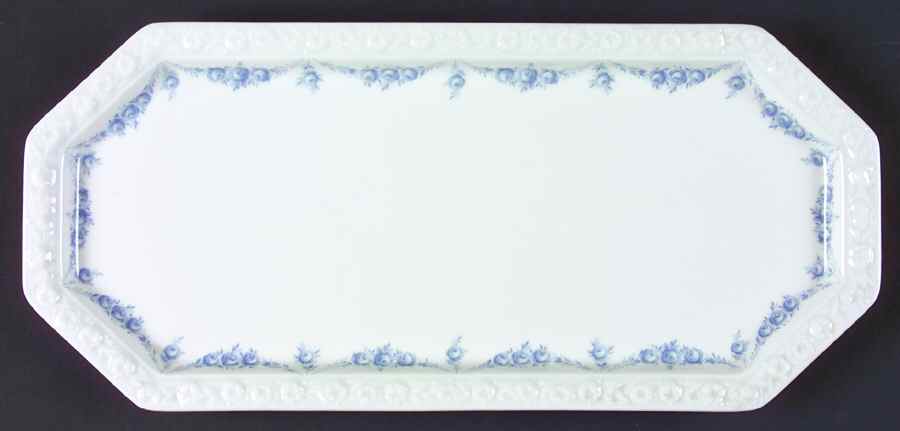 Blue Garland Bread Tray by Rosenthal - Continental-1