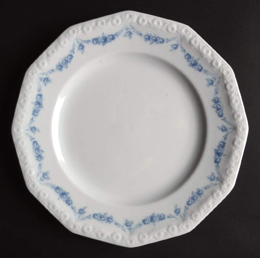 Blue Garland Luncheon Plate by Rosenthal - Continental-1