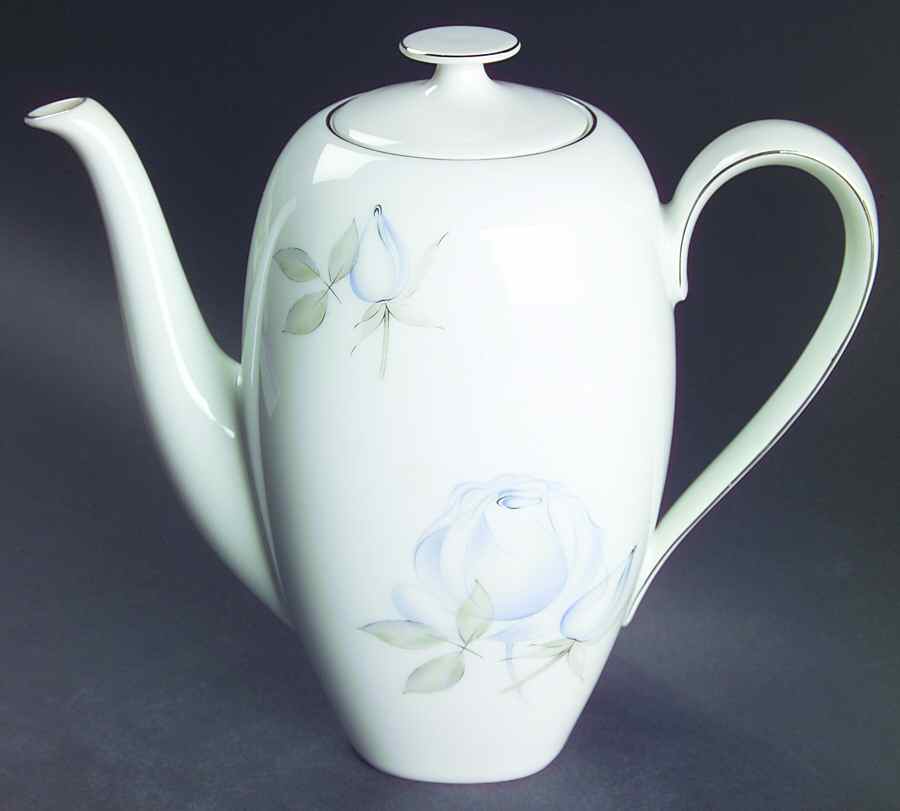 Blue Rose (Coupe) Coffee Pot & Lid by Rosenthal - Continental-1