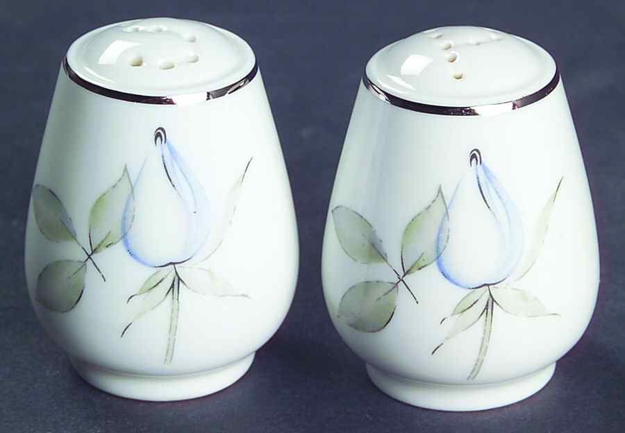 Blue Rose (Coupe) Salt & Pepper Set by Rosenthal - Continental-1