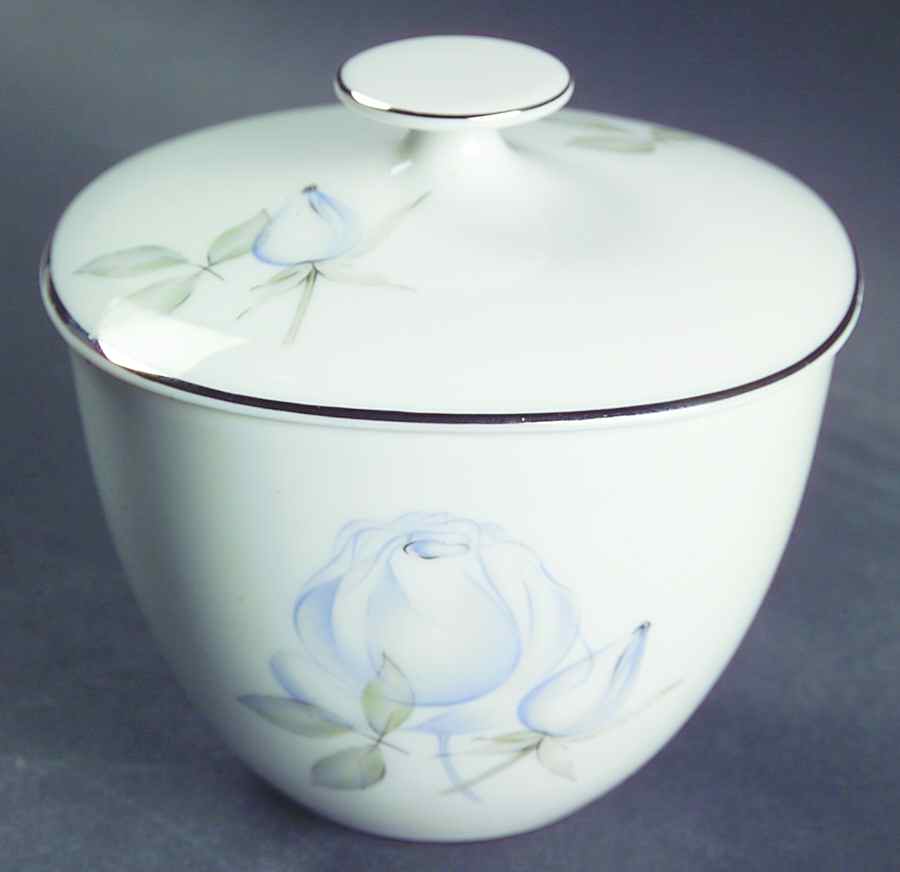 Blue Rose (Coupe) Sugar Bowl & Lid by Rosenthal - Continental-1
